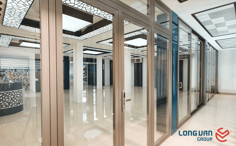 Dòng cửa nhôm kính sử dụng công nghệ Anod của Long Vân