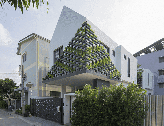 Sự kết hợp hoàn hảo giữa kiến trúc và cây cỏ