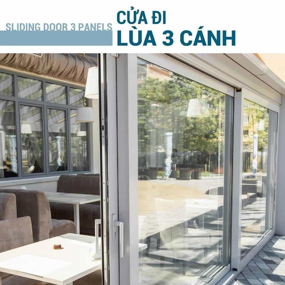 Cửa sổ đi lùa LV60 Long Vân
