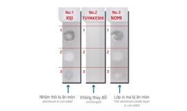 Hai lớp bảo vệ ED 'Tuyakeshi và Tuyaari' giúp nhôm anod miễn nhiễm với mọi hoá chất ăn mòn